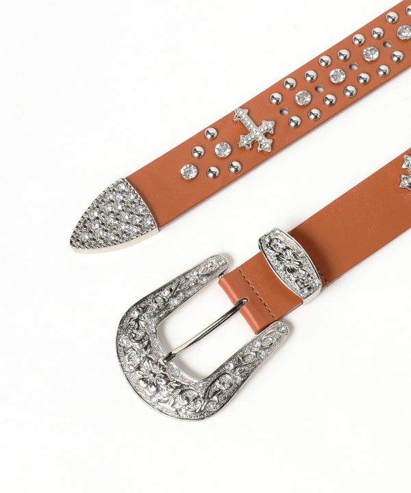 BEAMS（ビームス）FUTURE ARCHIVE / RHINE STONE BELT（ファッション