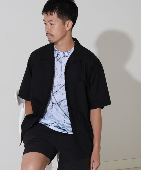 BEAMS（ビームス）ベーシック オープンカラー シャツ（シャツ