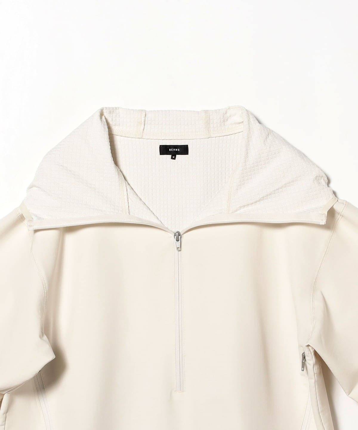 BEAMS（ビームス）撥水 レイズド ハーフジップ フーディ（トップス