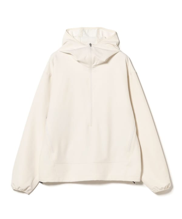 BEAMS（ビームス）撥水 レイズド ハーフジップ フーディ（トップス