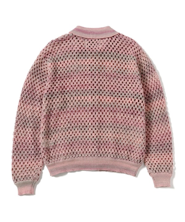 BEAMS（ビームス）FUTURE ARCHIVE / GRADATION CLOCHET KNIT SHIRT