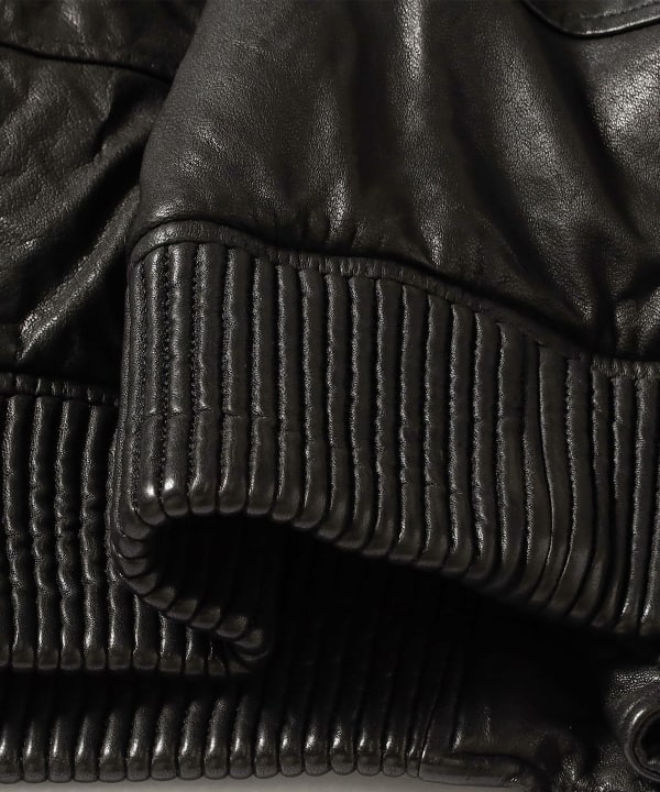 BEAMS（ビームス）ワイドショートフィット G-1 シープレザー ダウン