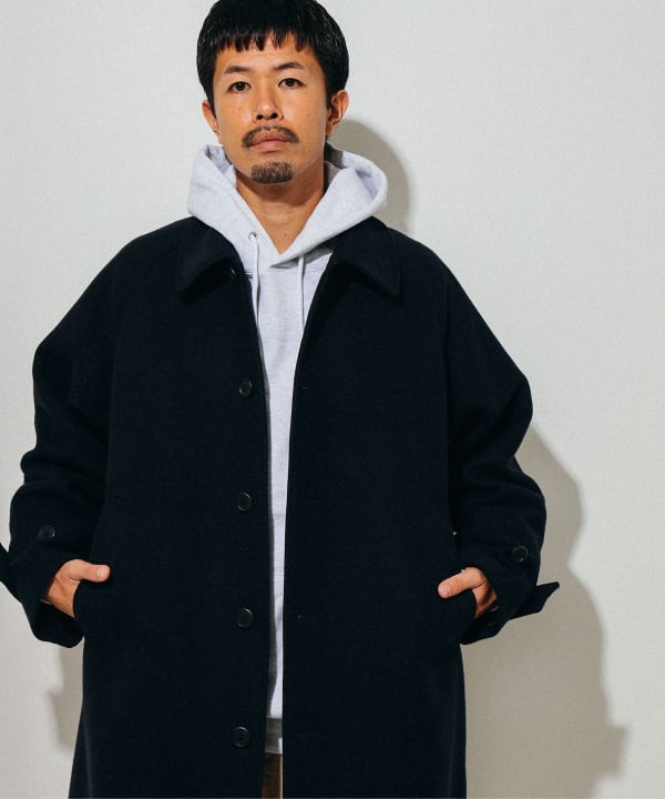 BEAMS（ビームス）フリース ステンカラー コート（コート ステンカラー