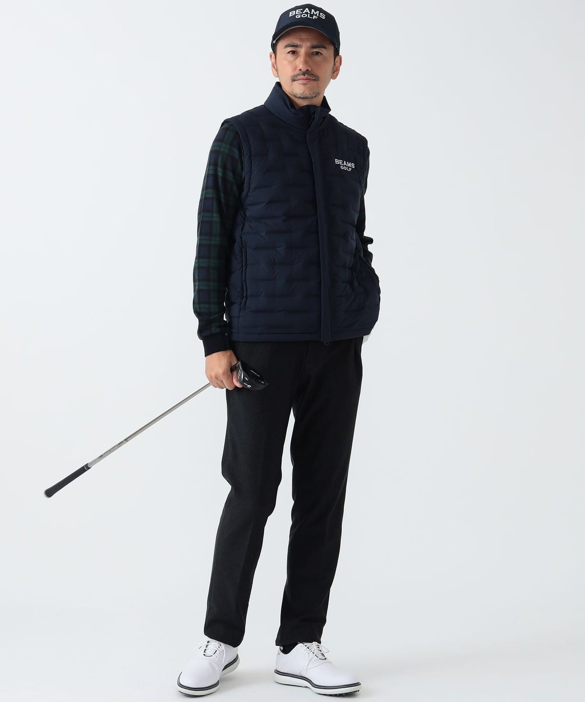 BEAMS GOLF BEAMS GOLF LABEL / Bonded Down Vest (Blouson Down Vest