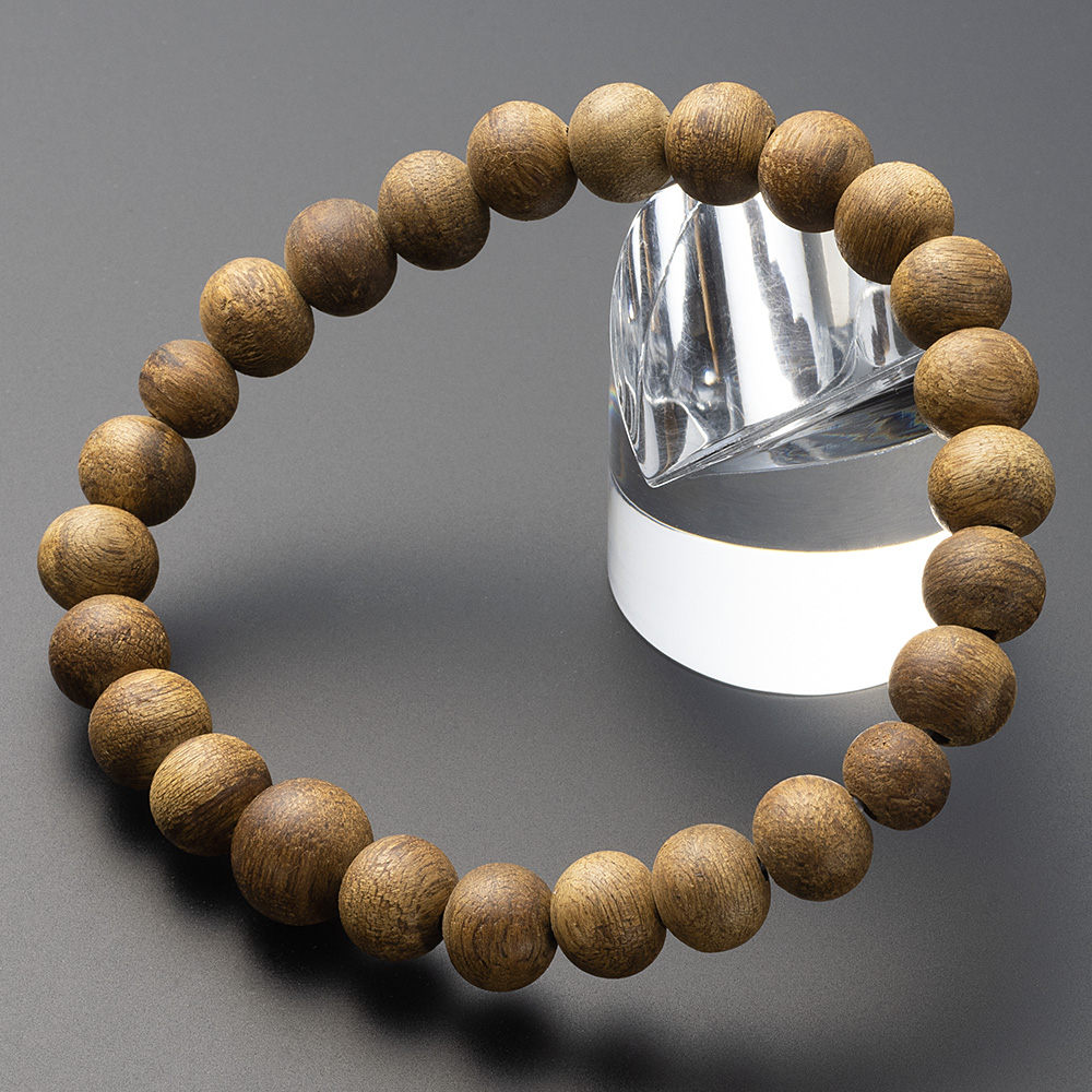 特選腕輪念珠 木玉ブレスレット 沈香（じんこう） 9mm玉（尺四玉