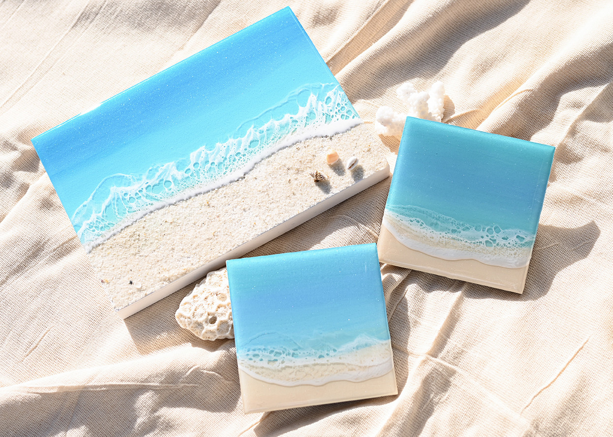 イベント&単発教室】ハワイを感じる海のレジンアート - GINZA HAKKO 木の香