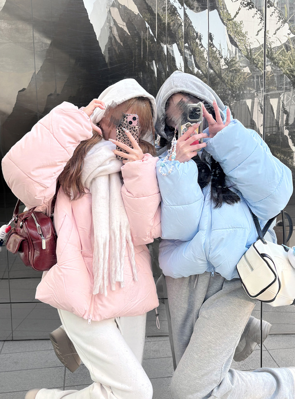 中綿ボリュームダウンジャケット[fo1016] | レディースファッション