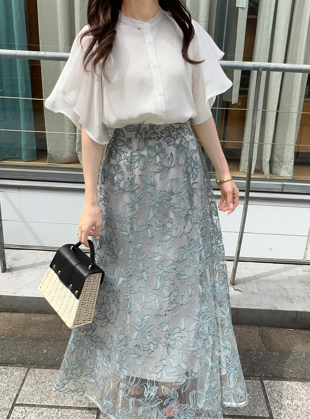 フリルスリーブブラウス[kz64] | レディースファッション通販の