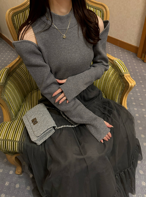 ショルダーオープンニットトップス[ru1062] | レディースファッション