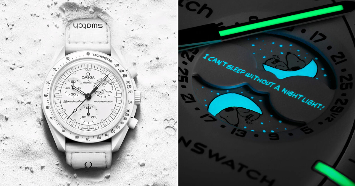 Swatch launches All-White Bioceramic MoonSwatch with Snoopy NASA