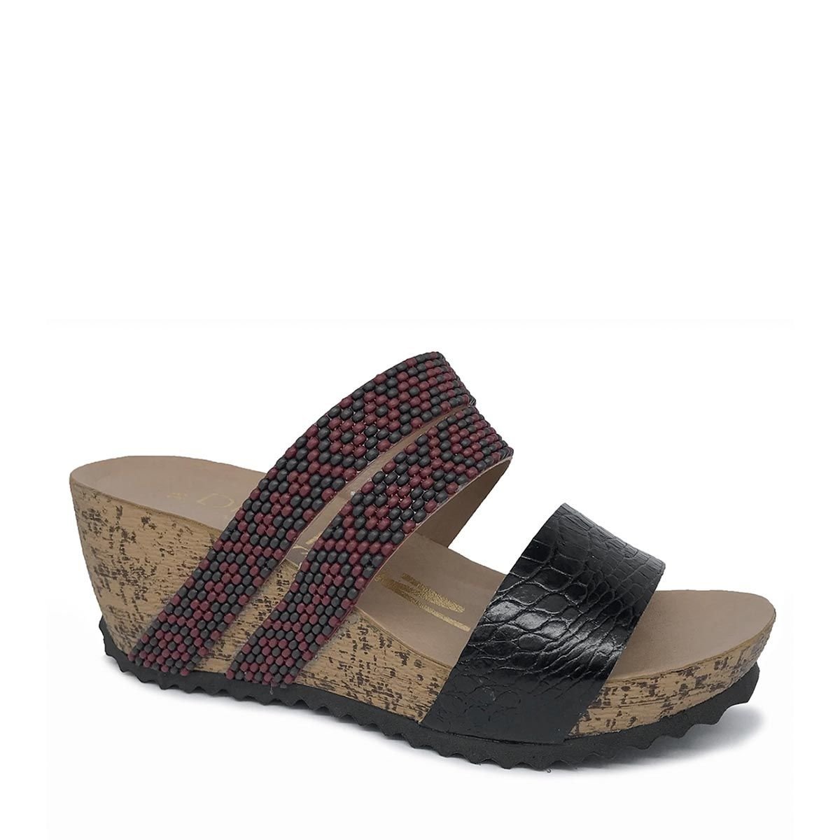 Tamanco Dina Mirtz Faixa Miçanga | Melania Benett