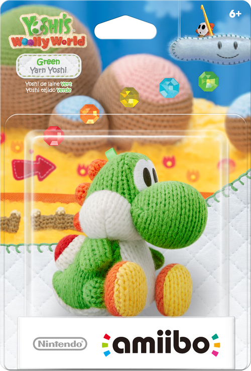 amiibo - Green Yarn Yoshi - Yoshi's Woolly World Series | Deku Deals