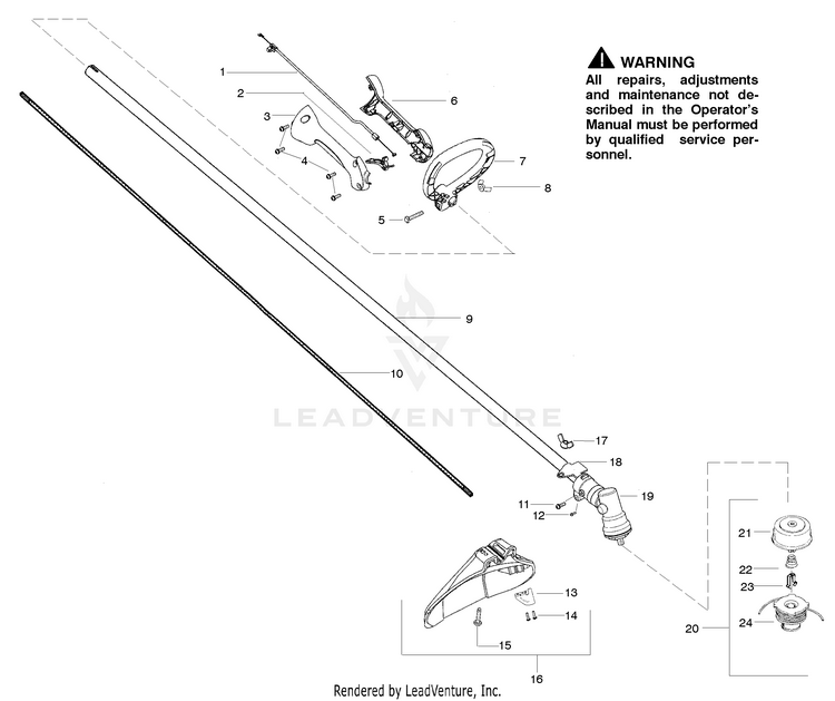 Weed Eater SST25 FEATHERLITE Gas Trimmer | Partswarehouse