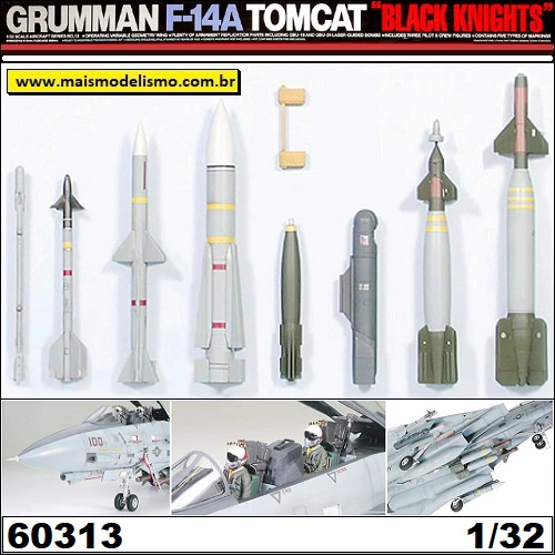 Tamiya Plastimodelismo, Tamiya 60313, Grumman F14A Tomcat, Black
