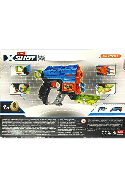 Zuru X-SHOT DINO ATTACK 8'Lİ MERLİ - Fiyatı, Yorumları