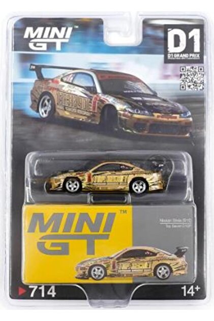 mini gt Nissan Silvia (S15) Top Secret D1GP 714 BL - Fiyatı, Yorumları