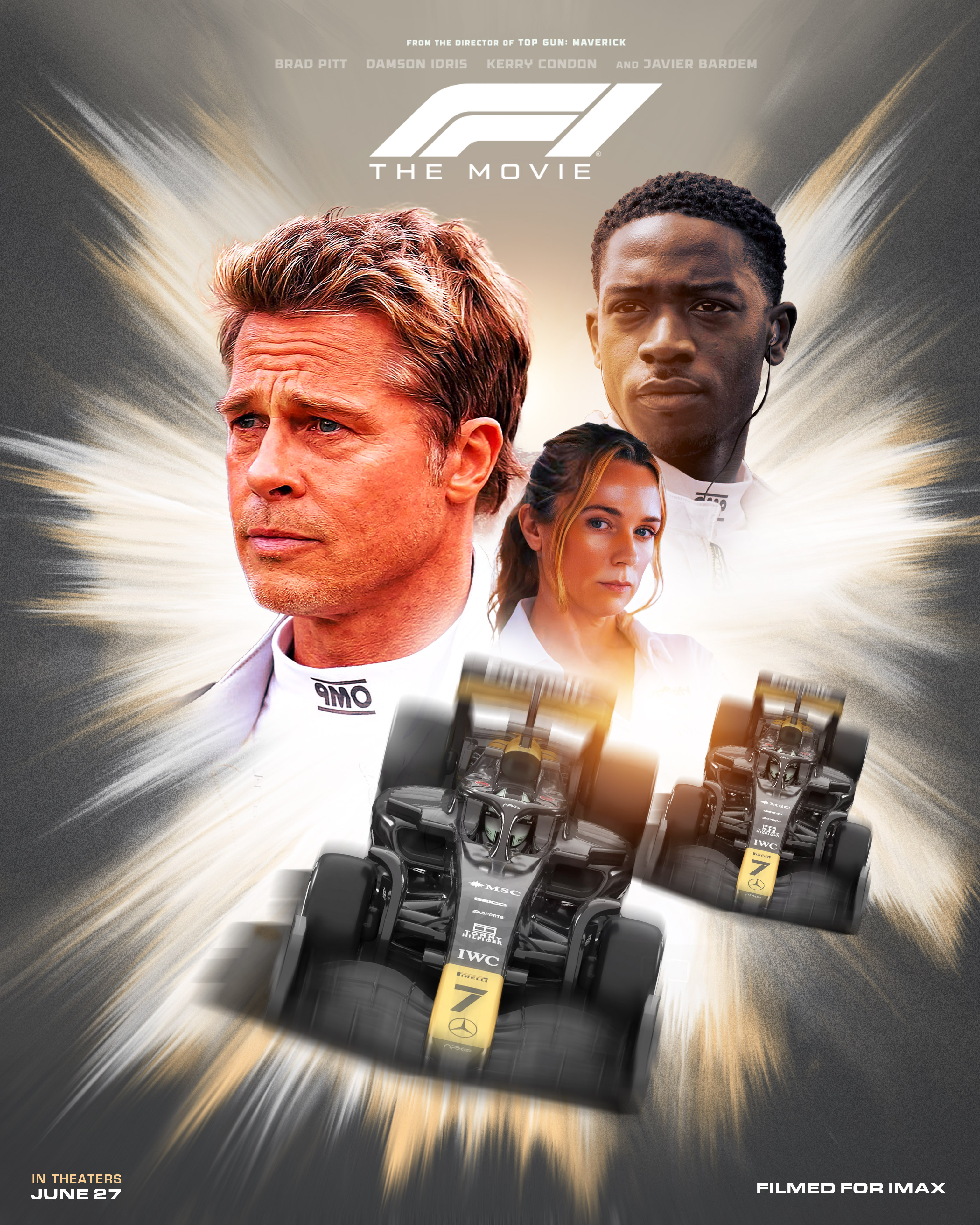 F1 The Movie Poster by Alex Kwabena Yeboah on Dribbble