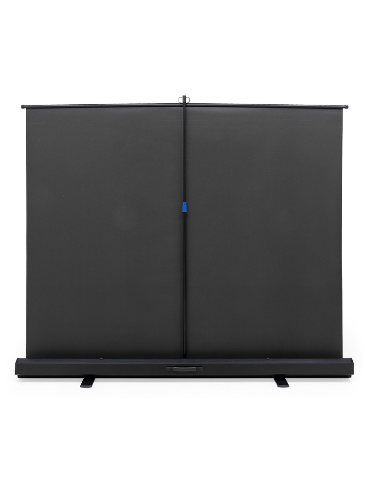 100インチ 自立式スクリーン／16:9／ポール／無段階で高さ調整