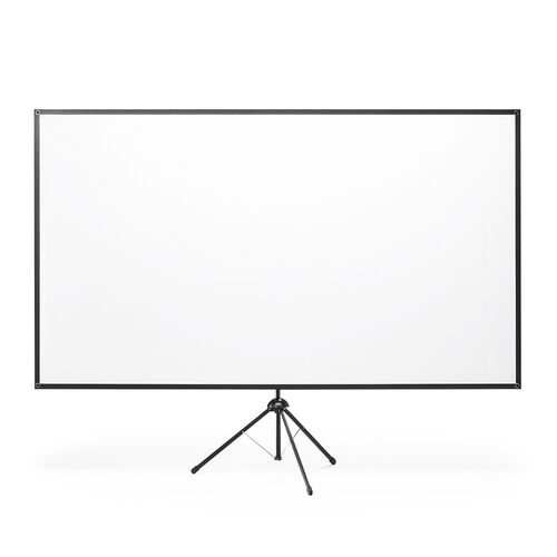 プロジェクタースクリーン（100インチ・4K対応・360度回転・三脚・16:9