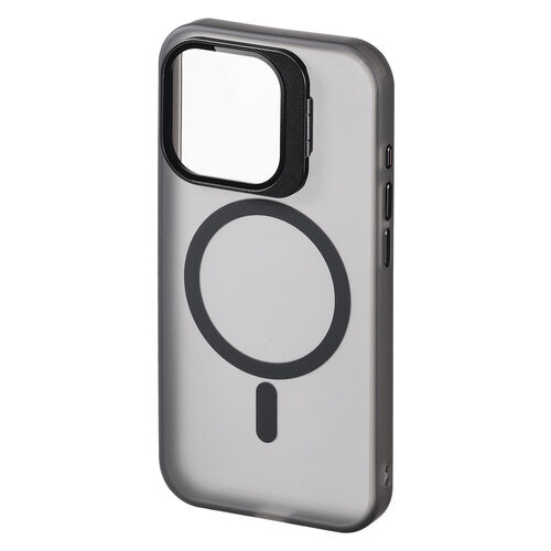 iPhone15 Pro 専用ソフトケース（マットブラック・半透明・カメラ