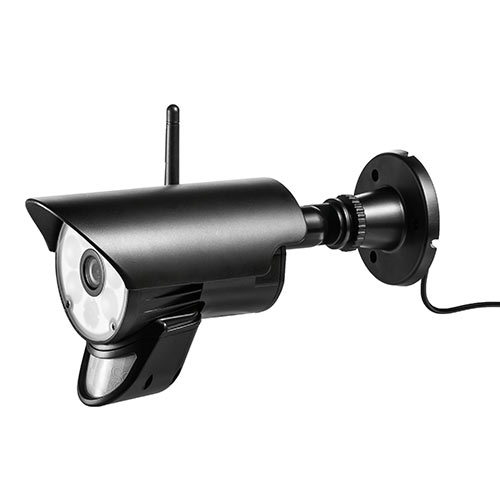 防犯カメラ&ワイヤレスモニターセット（防水屋外対応カメラ