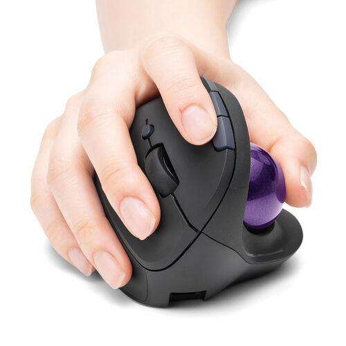 トラックボール 交換用 ボール（34mm・バイオレット・光沢仕上げ・他社