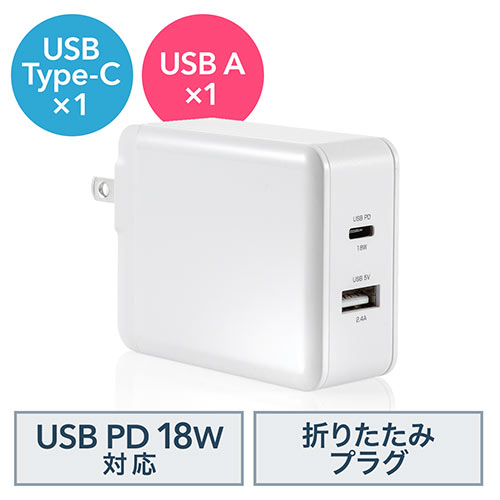USB PD充電器(iPad Pro 11インチ/iPad Pro 12.9インチ充電器・ PD最大
