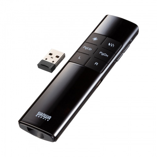 タイマー付きプレゼンテーションマウス（赤色光レーザーポインター付き