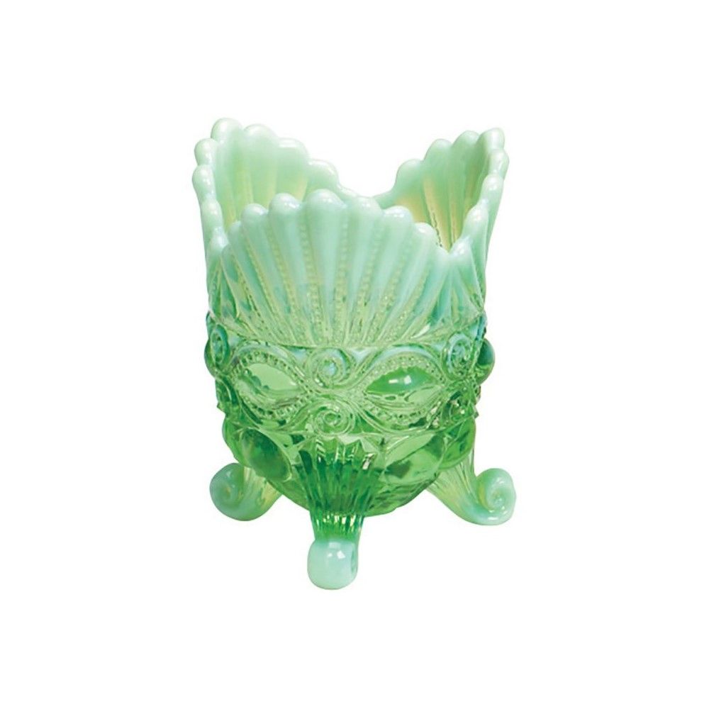Eye Winker Spooner Dish - Green Opal | Mosser Glass | Everything