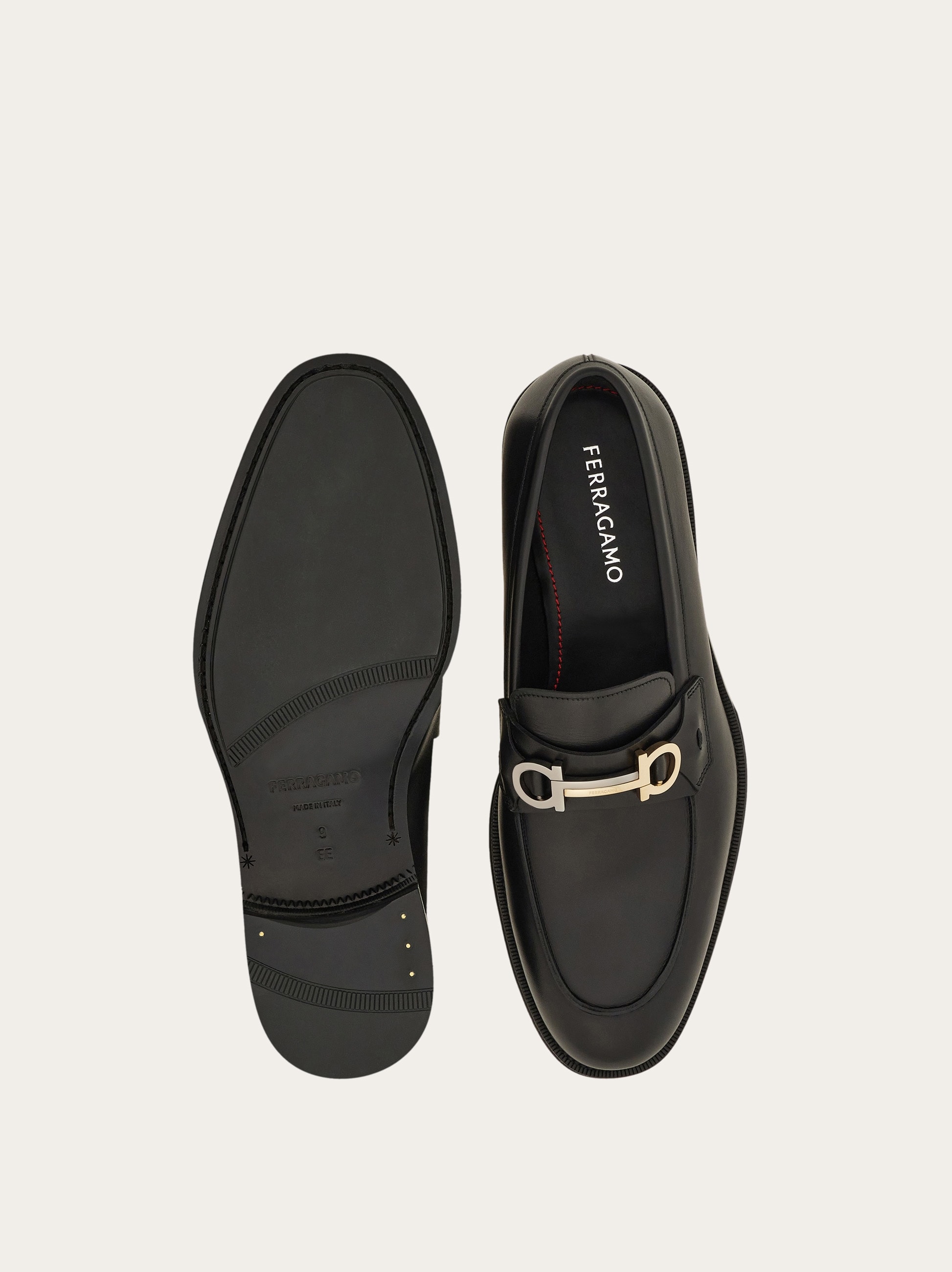Moccasin with Gancini ornament - Men | Ferragamo