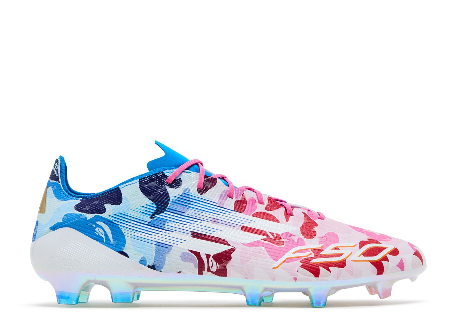 BAPE X Adizero F50 Elite FG 'Pink' - Adidas - JS0573 - pink