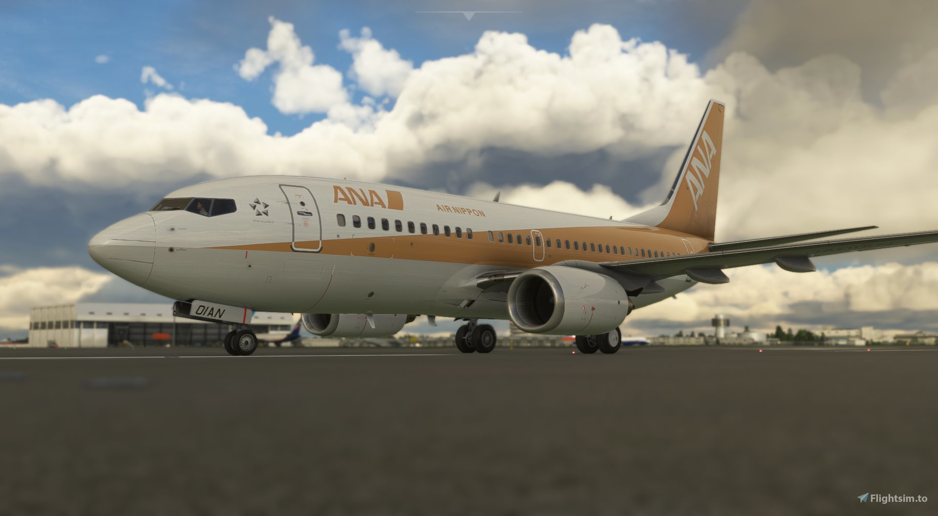 PMDG 737-700 ANA All Nippon Gold (JA01AN - 2011) for Microsoft