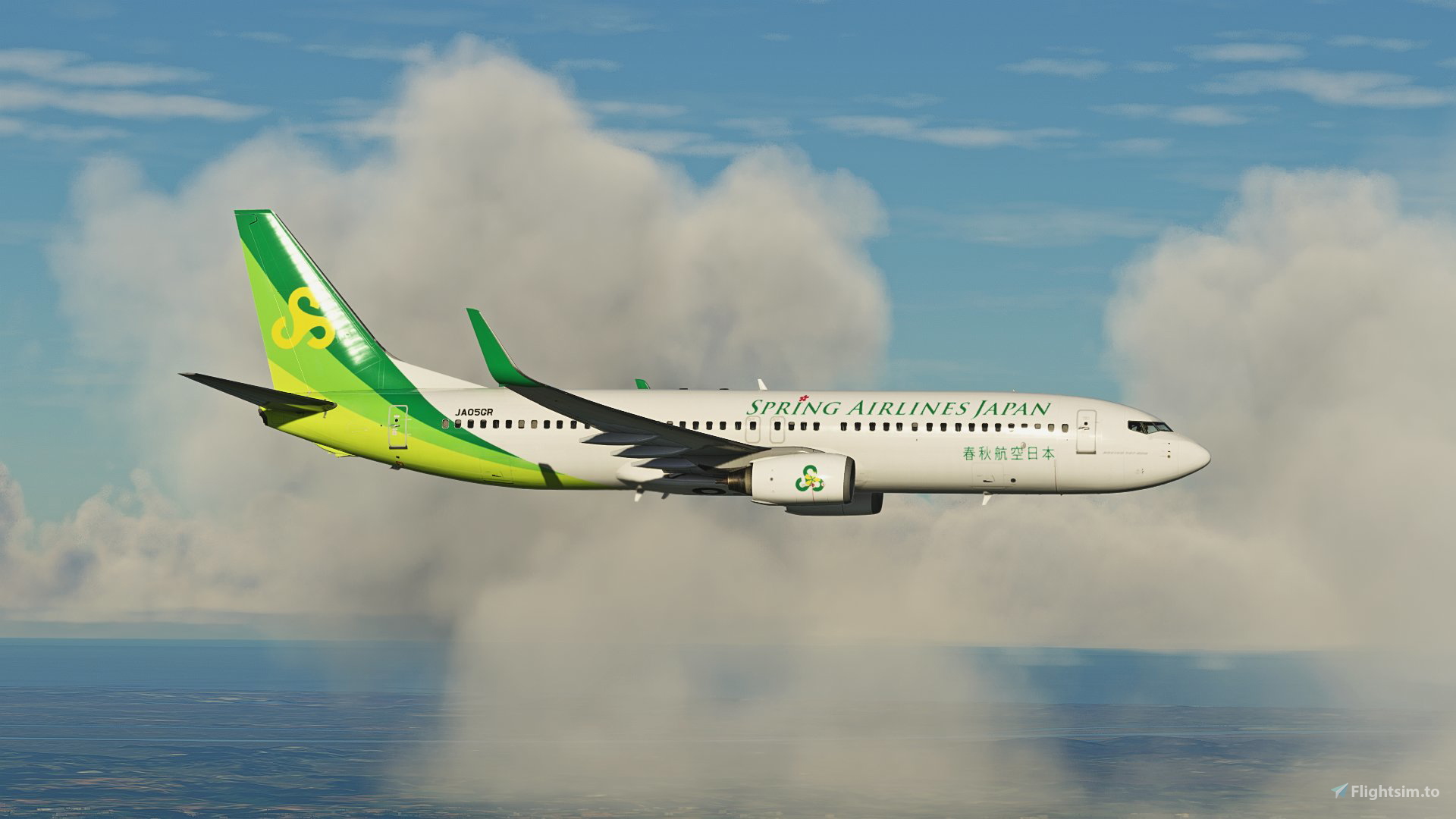 PMDG 737-800 Spring Japan 春秋航空日本 JA05GR 8K for Microsoft