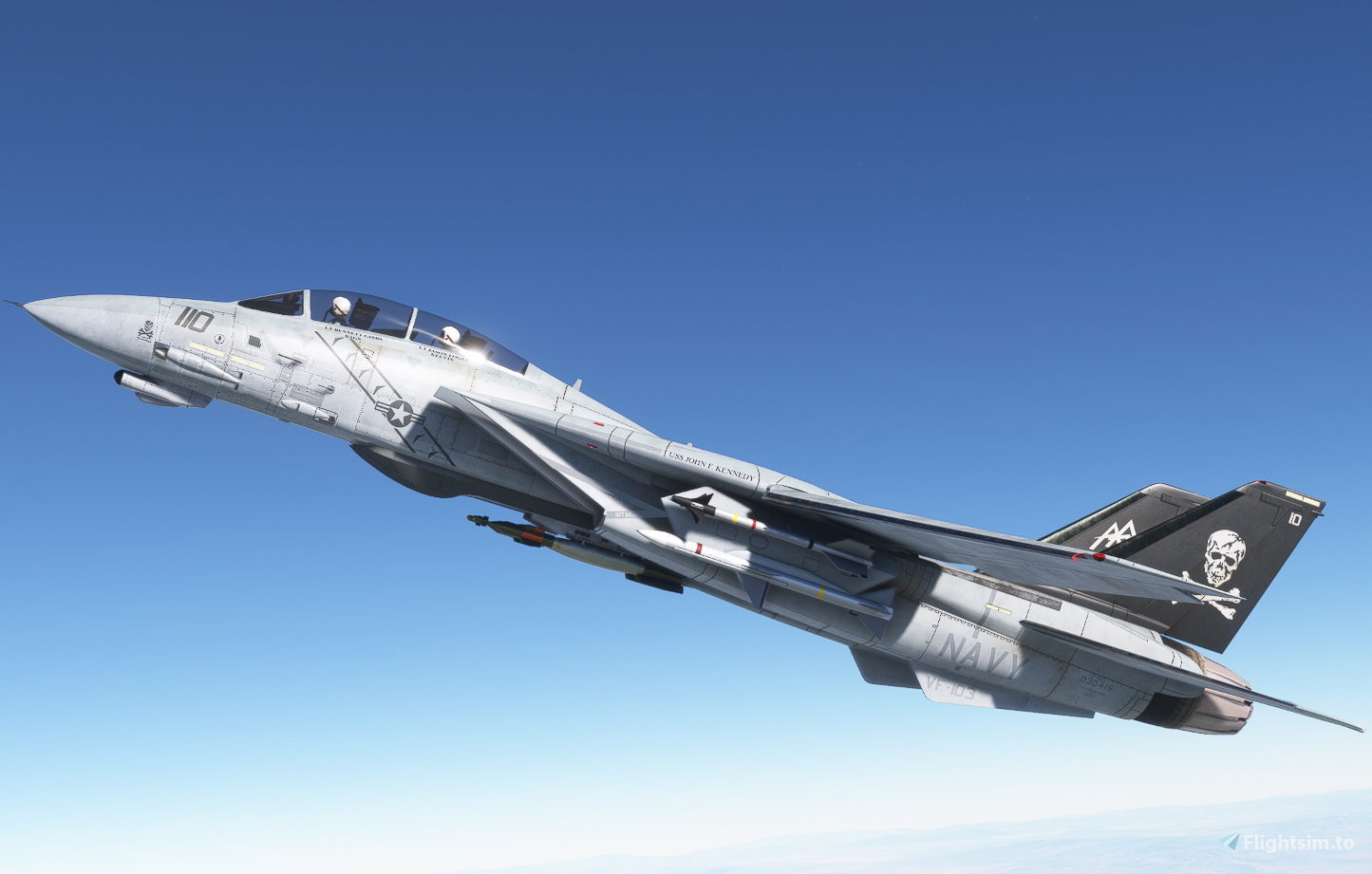 DC Designs F-14 Tomcat VF-103 Jolly Rogers Line のために Microsoft