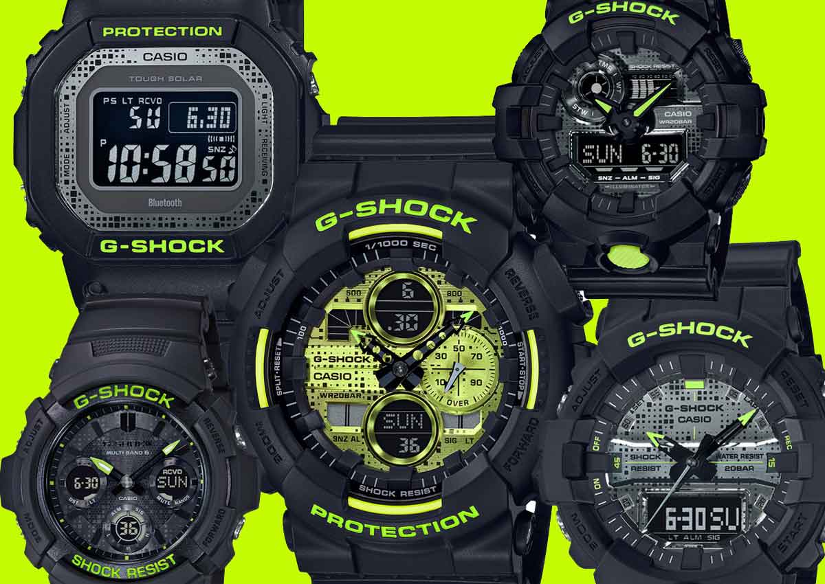 G-SHOCK5月の新作は、一撃でオシャレな黒×ネオン！ | ファッション