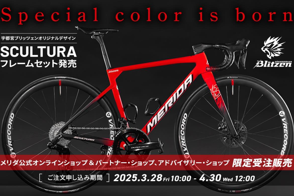 宇都宮ブリッツェンモデル限定受注販売 特別なSCULTURA CF5フレーム