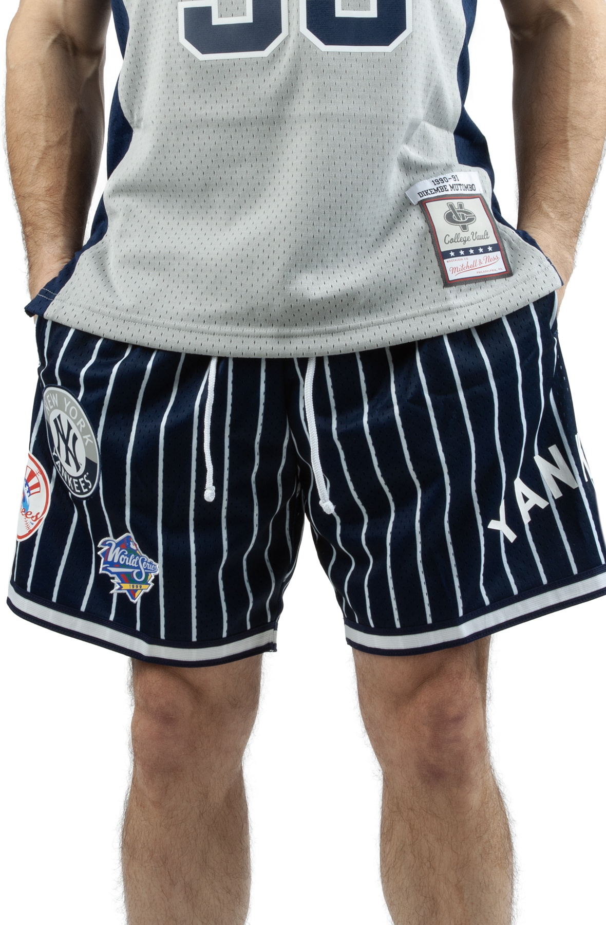 MITCHELL & NESS New York Yankees Mesh Shorts PSHR5013-NYYYYPPPNAVY