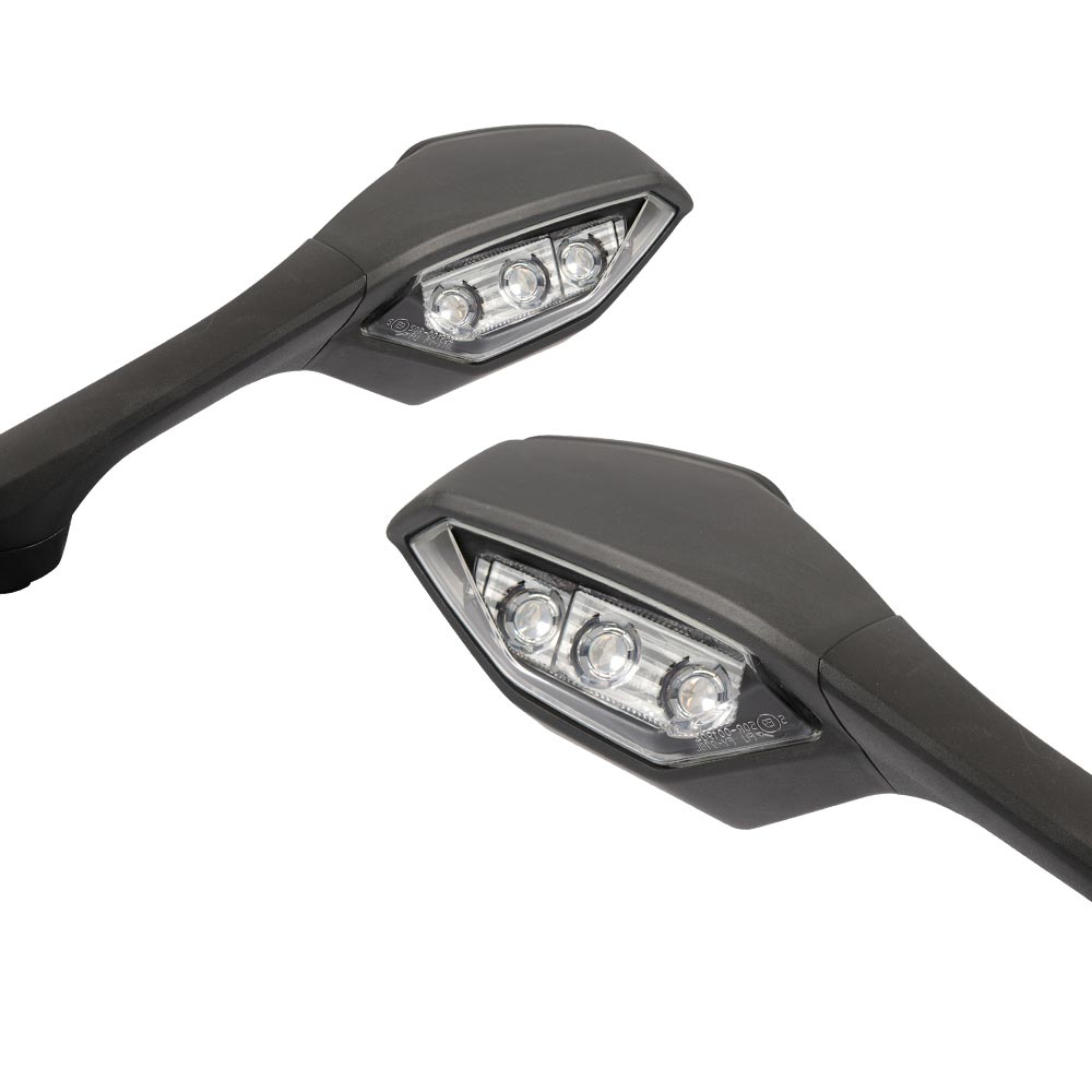 OEM代用品: 補修用ミラー左右セット ウインカー付き ヤマハ Yamaha YZF