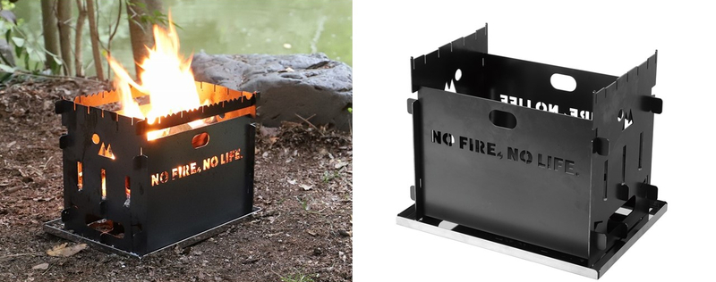 メイドイン「東大阪」の高品質キャンプギア。『黒皮鉄 焚き火台 ～火炎