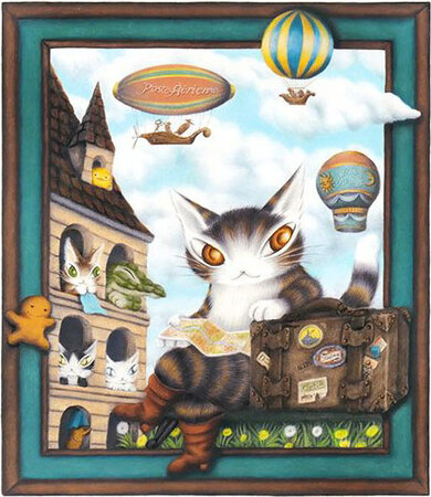 猫の日イベント『猫アートマーケット六本木』。「猫のダヤン」、ナイツ