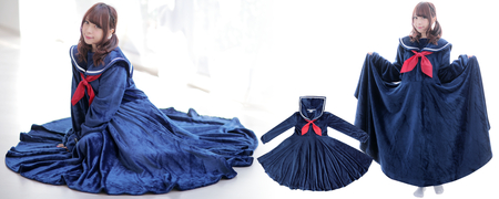 セーラー服の中にはホカホカのこたつが広がっていた。体温で「セルフ