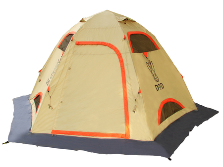 ぱっと開いて、大人数でワカサギ釣り。氷の上でも立てやすい、釣り用