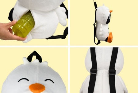 山野楽器の公式キャラクター「Hooちゃん」のぬいぐるみ型リュックが10