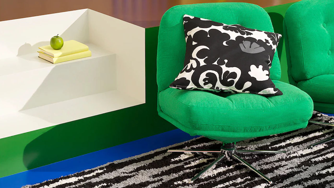 IKEA DYVLINGE Swivel Armchair is Old School With New Vibe
