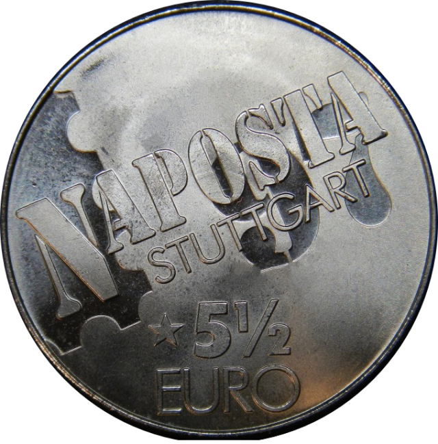 Germany 5½ euro Naposta 1997 - Stuttgart - World Wide Coins - Coin