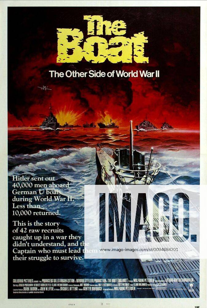 German U-Boat Movie Poster Film: Das Boot; The Boat Director