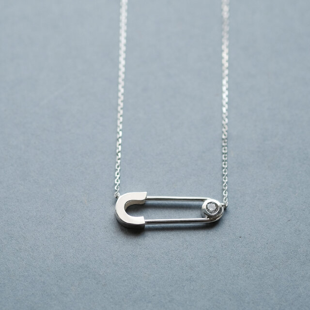 安全ピン ネックレス シルバー925 メンズ ユニセックス | iichi 日々の