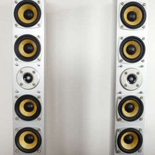 節約 DENON SC-T7L(シルバー) トールボーイスピーカー2本組