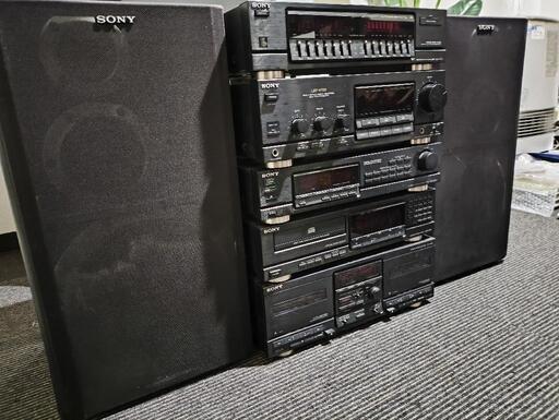 SONY LBT-V725 リモコン、ターンテーブル、説明書なし不具合あり