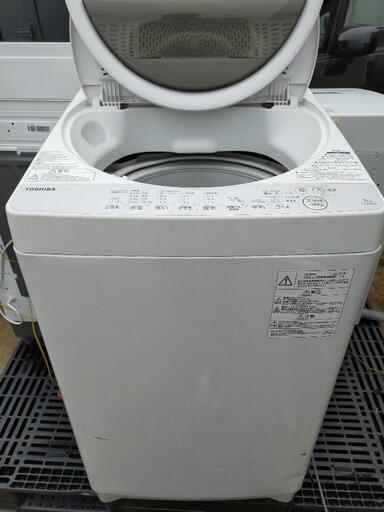 東芝 全自動洗濯機 7kg 2019年製 (スリーステージ) 公津の杜の生活家電